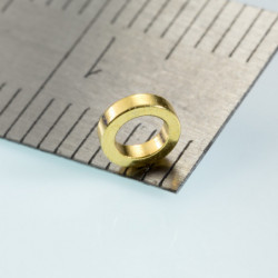 Неодимов магнит пръстен диам.4x диам.2,6x1 Z 80 °C, VMM10-N50
