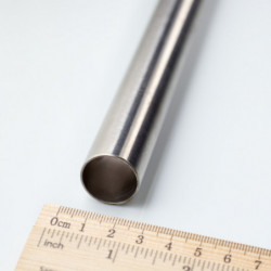 Тръба от неръждаема стомана диаметър 22 x 1 mm безшевна, дължина 1 m - 1.4301