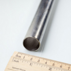 Тръба от неръждаема стомана диаметър 25 x 1 mm безшевна, дължина 1 m - 1.4301