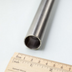 Тръба от неръждаема стомана диаметър 25 x 1,5 mm заварена, дължина 1 m - 1.4301