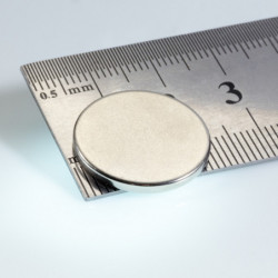 Неодимов магнит цилиндър диам.20x2 N 80 °C, VMM8-N45